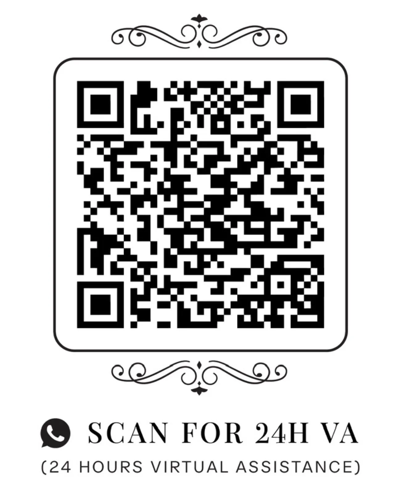 Scan for 24 hours virtual assistance